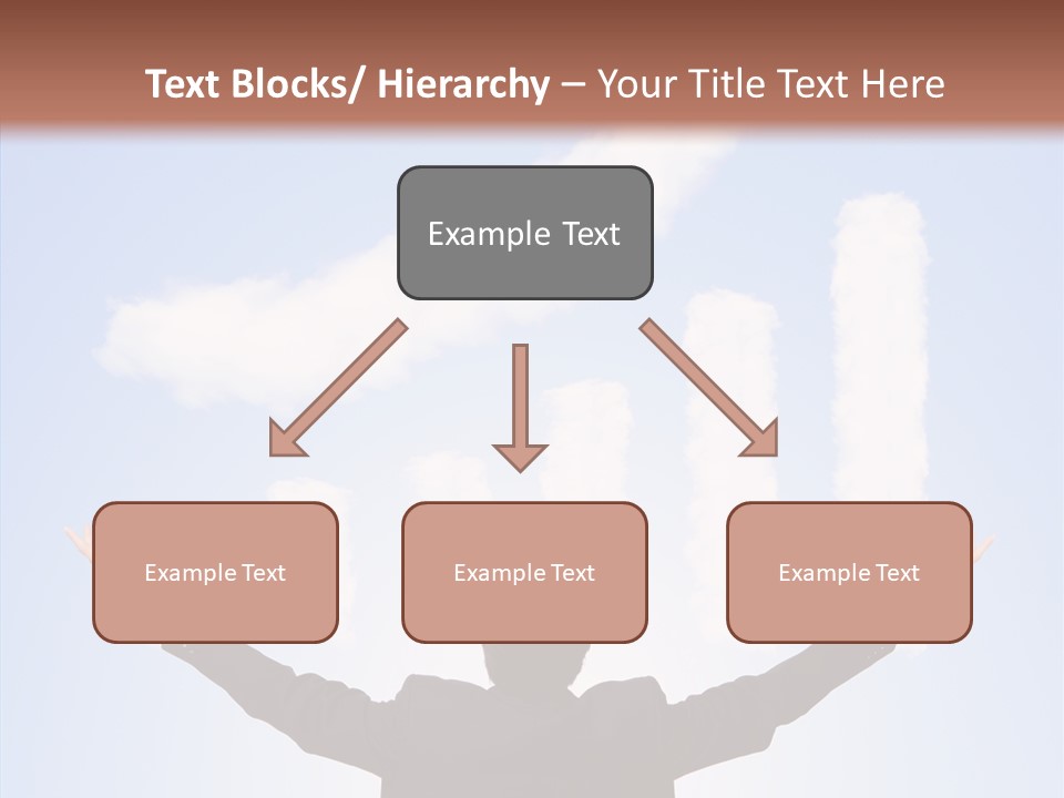Shares Back Person PowerPoint Template