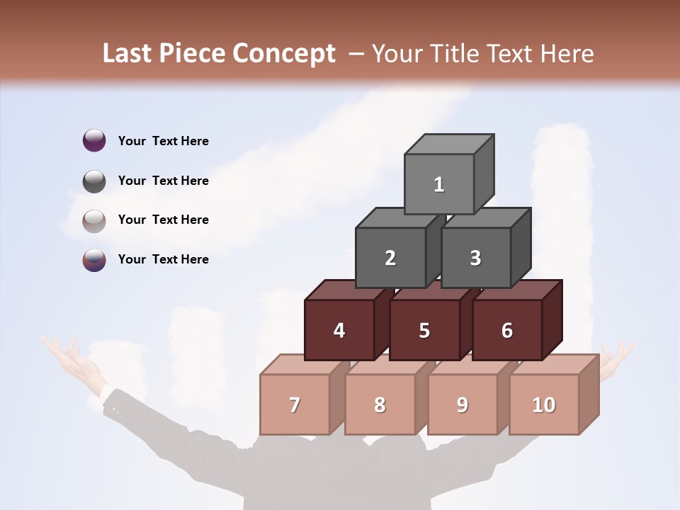 Shares Back Person PowerPoint Template