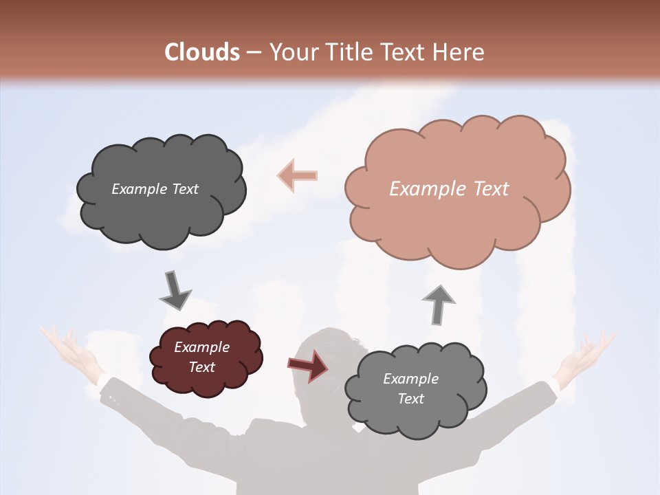 Shares Back Person PowerPoint Template