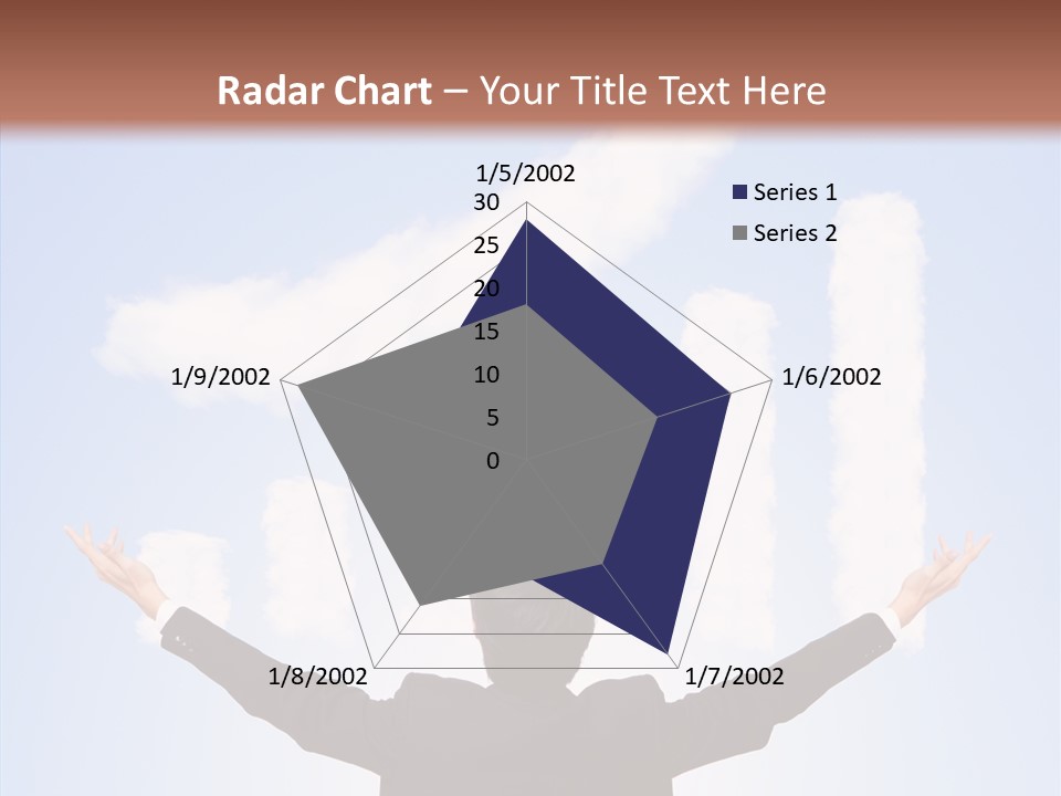 Shares Back Person PowerPoint Template