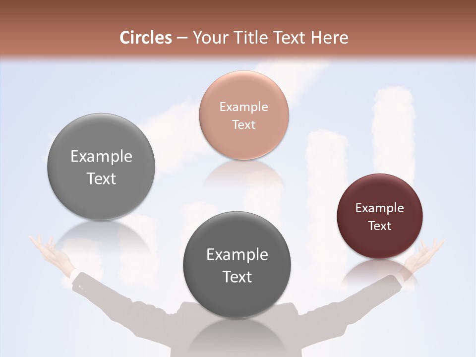 Shares Back Person PowerPoint Template