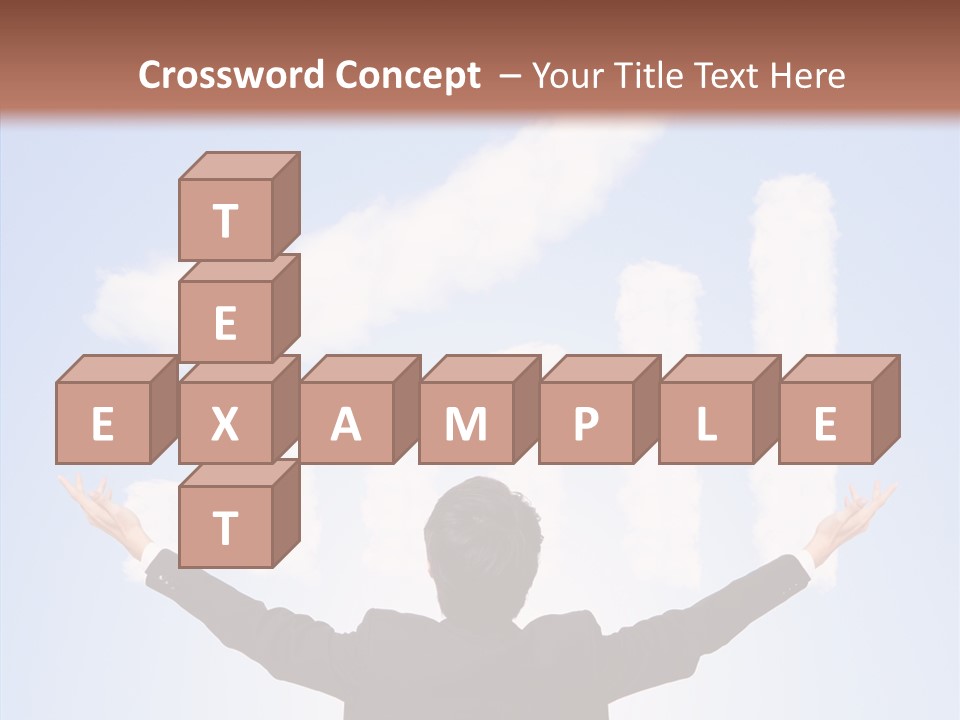 Shares Back Person PowerPoint Template