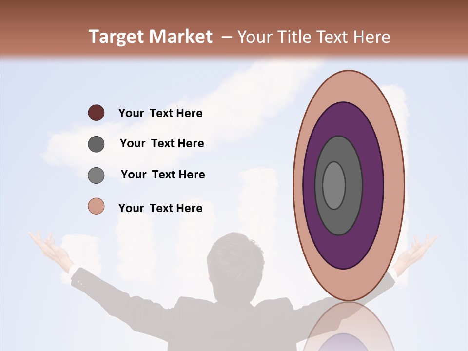 Shares Back Person PowerPoint Template