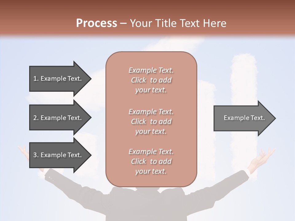 Shares Back Person PowerPoint Template