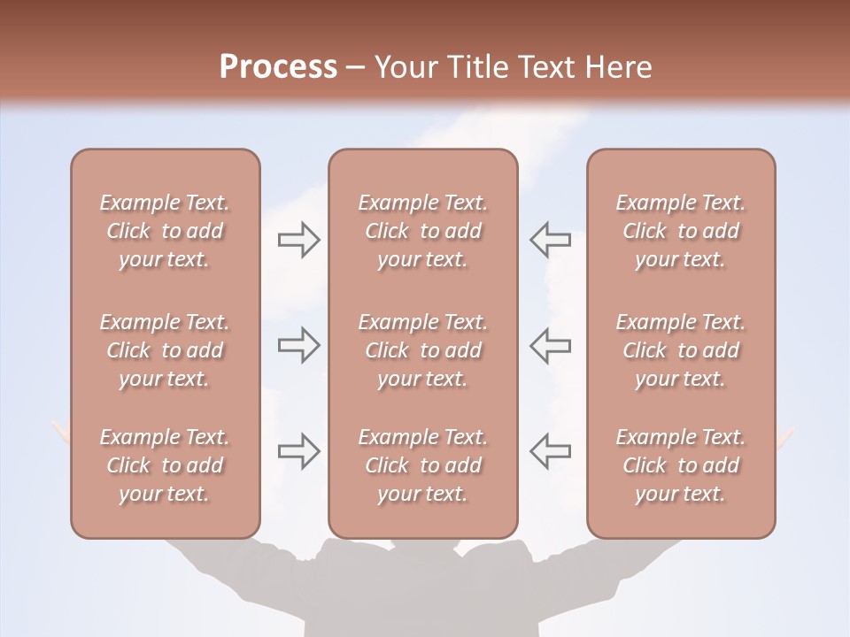 Shares Back Person PowerPoint Template