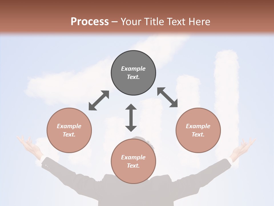 Shares Back Person PowerPoint Template