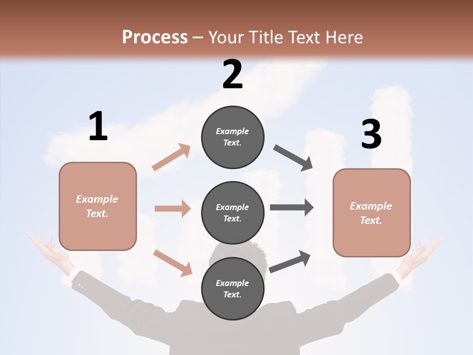 Shares Back Person PowerPoint Template