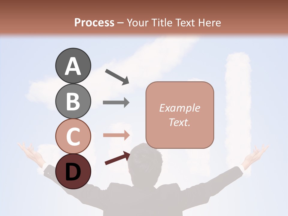 Shares Back Person PowerPoint Template