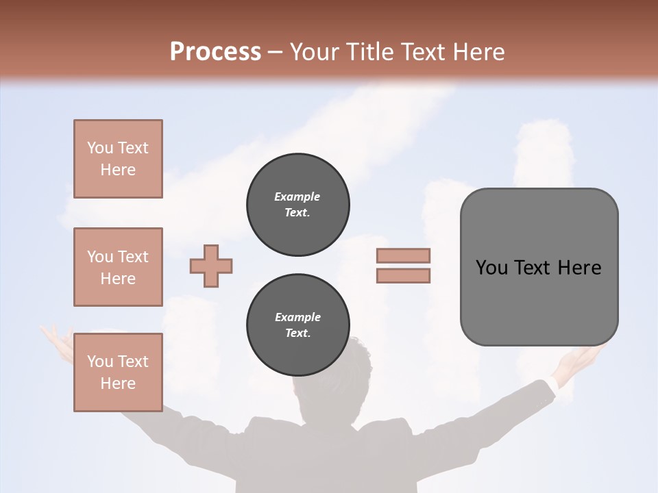 Shares Back Person PowerPoint Template