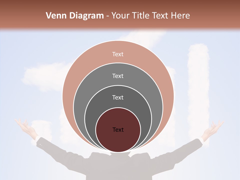 Shares Back Person PowerPoint Template