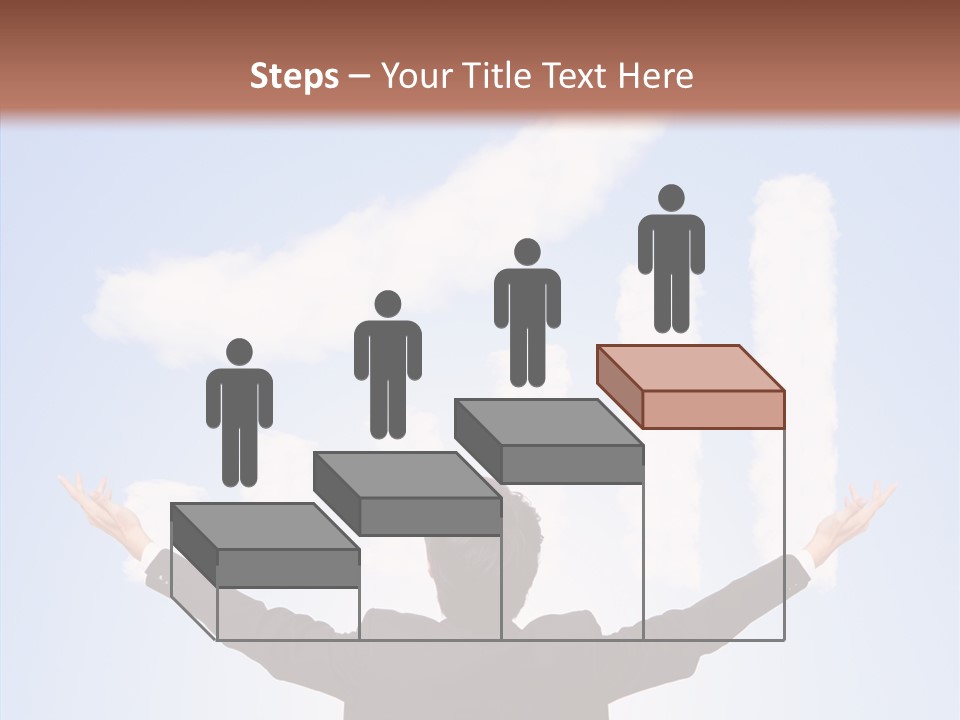 Shares Back Person PowerPoint Template