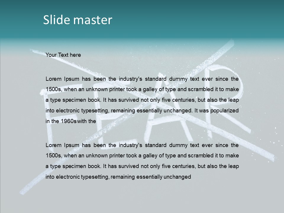 Success Overcoming Anxiety PowerPoint Template