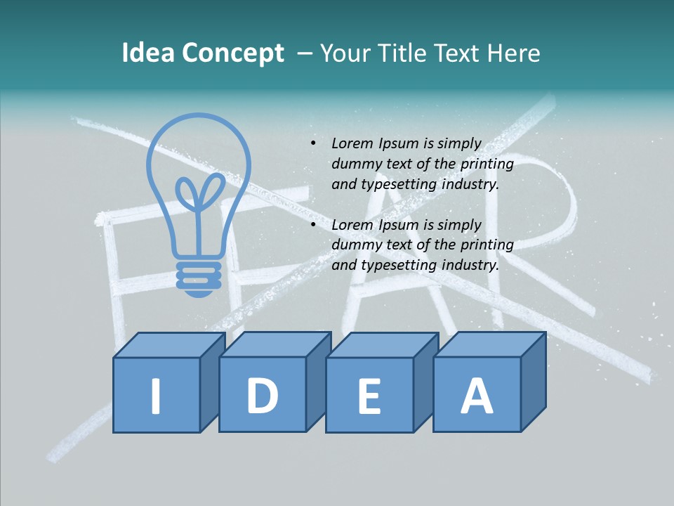 Success Overcoming Anxiety PowerPoint Template