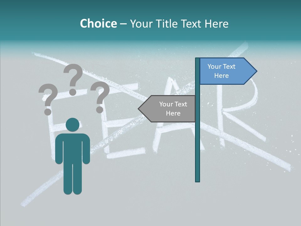 Success Overcoming Anxiety PowerPoint Template