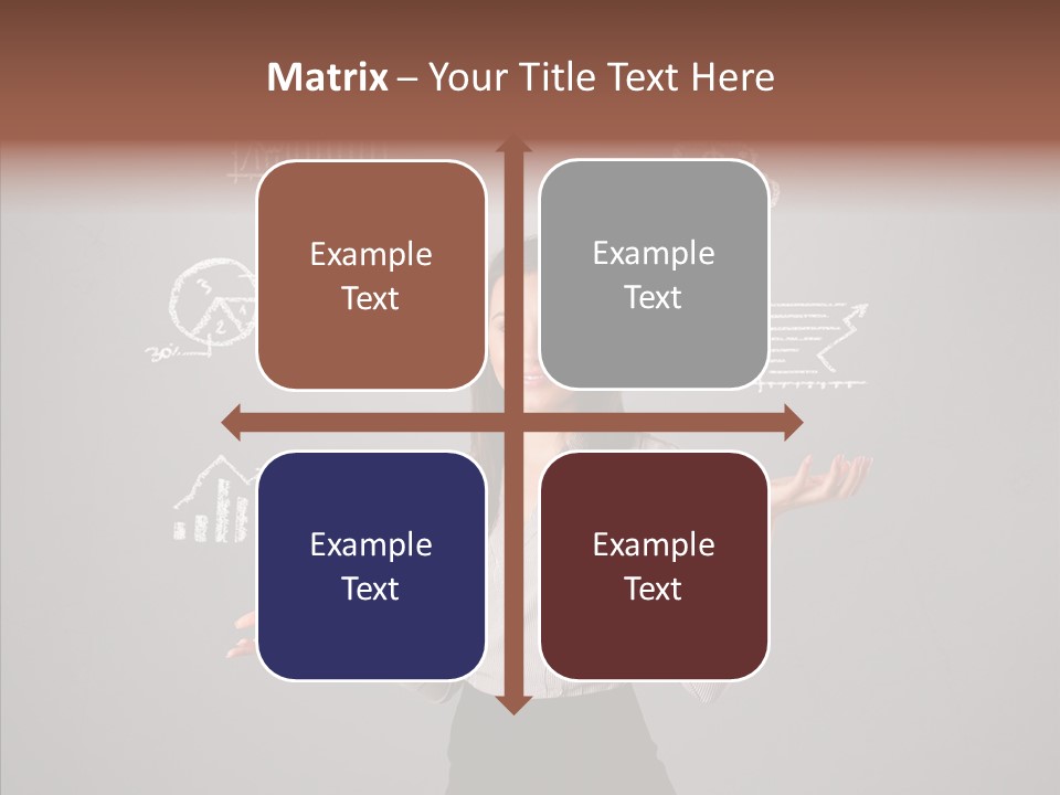 Game Woman Caucasian PowerPoint Template