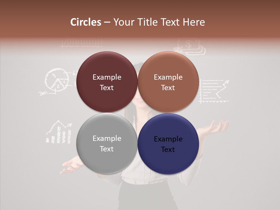 Game Woman Caucasian PowerPoint Template