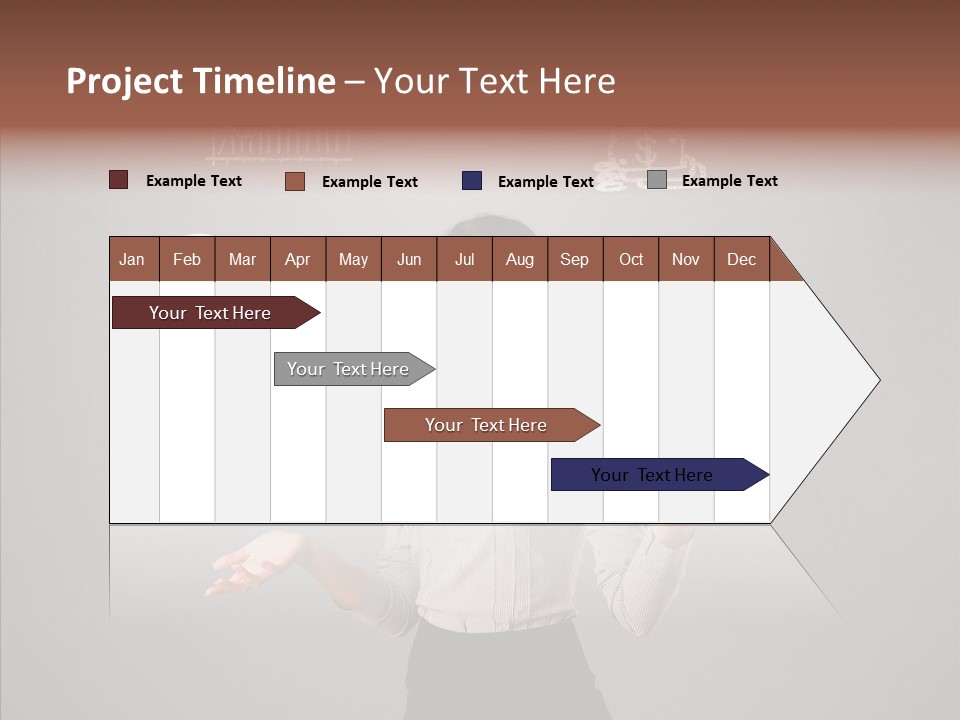 Game Woman Caucasian PowerPoint Template