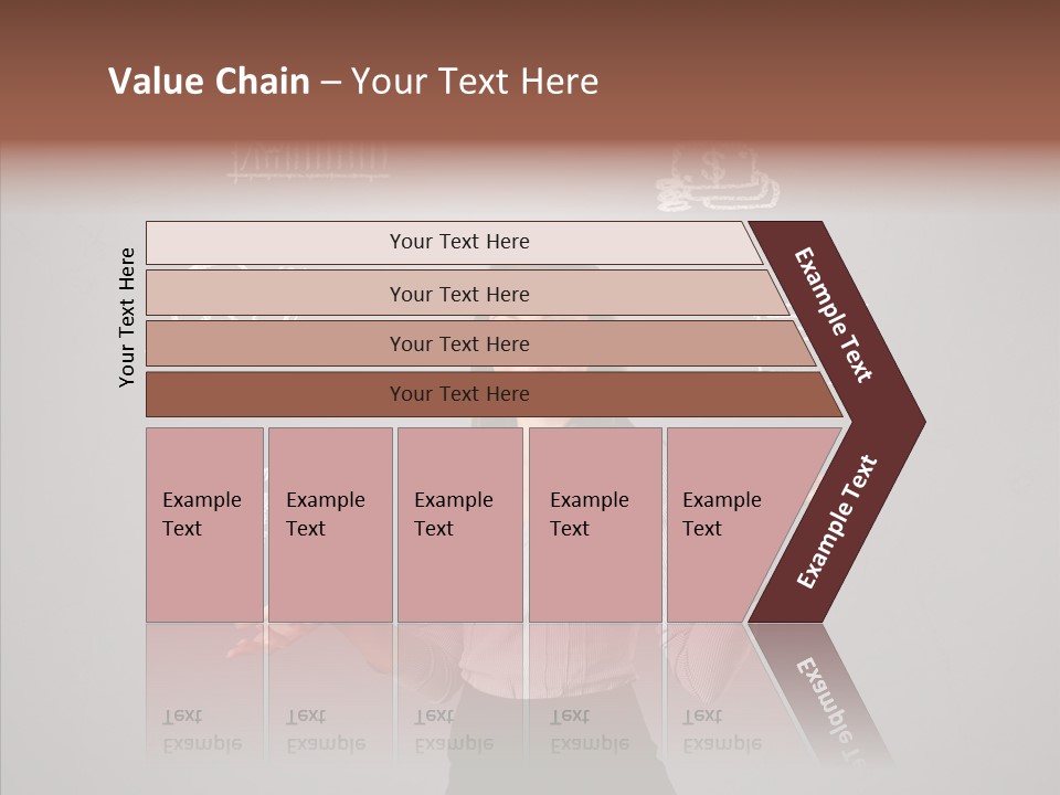 Game Woman Caucasian PowerPoint Template