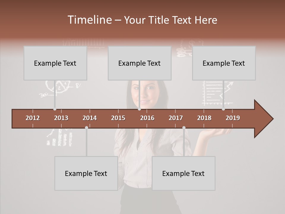 Game Woman Caucasian PowerPoint Template