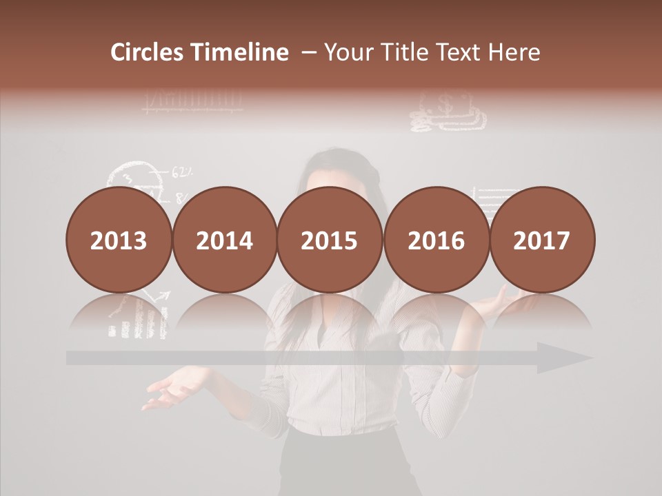 Game Woman Caucasian PowerPoint Template