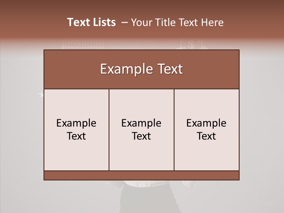 Game Woman Caucasian PowerPoint Template