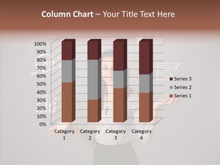 Game Woman Caucasian PowerPoint Template