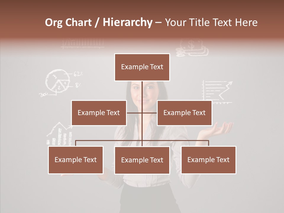 Game Woman Caucasian PowerPoint Template