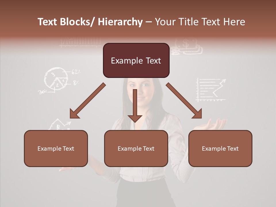 Game Woman Caucasian PowerPoint Template