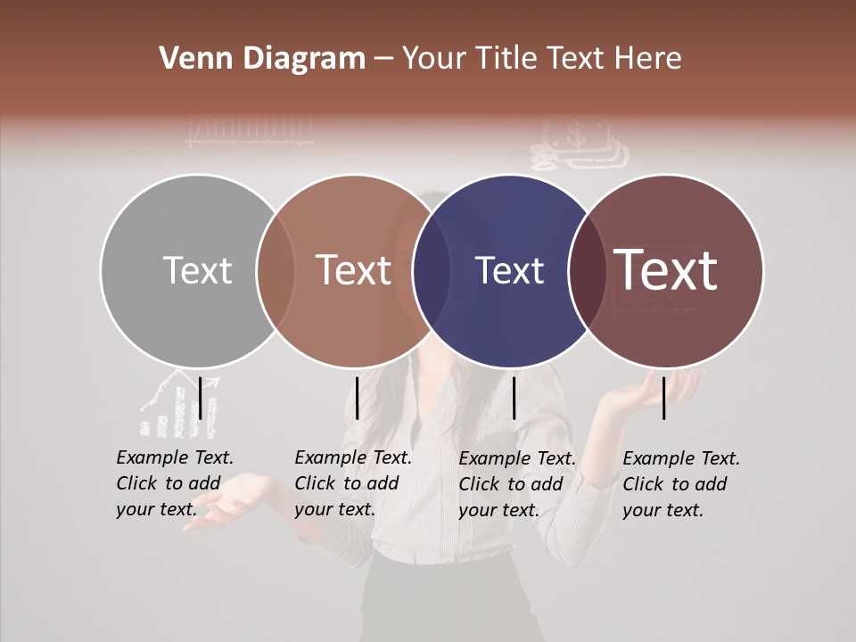 Game Woman Caucasian PowerPoint Template