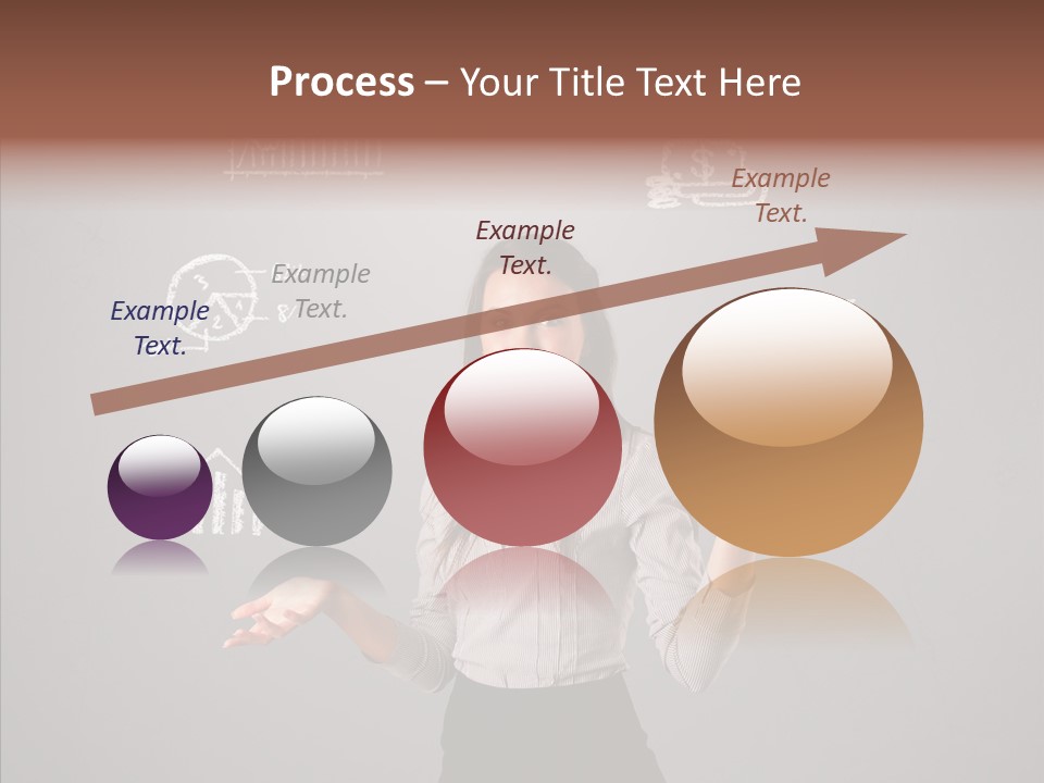 Game Woman Caucasian PowerPoint Template