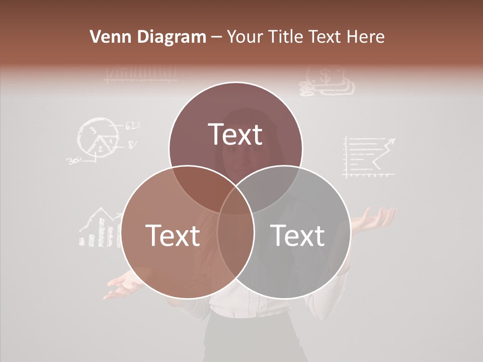 Game Woman Caucasian PowerPoint Template