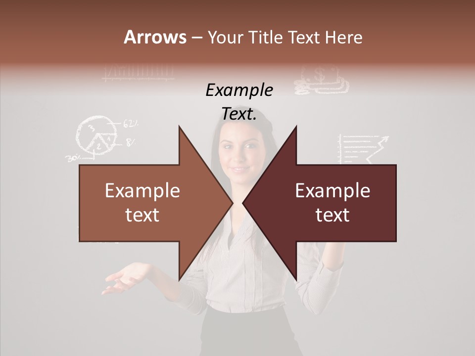 Game Woman Caucasian PowerPoint Template