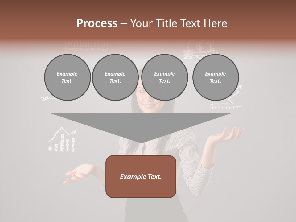 Game Woman Caucasian PowerPoint Template