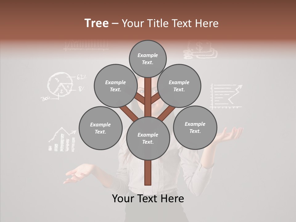 Game Woman Caucasian PowerPoint Template