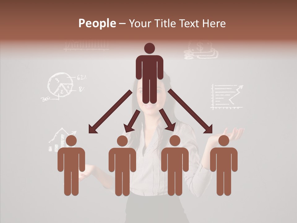 Game Woman Caucasian PowerPoint Template