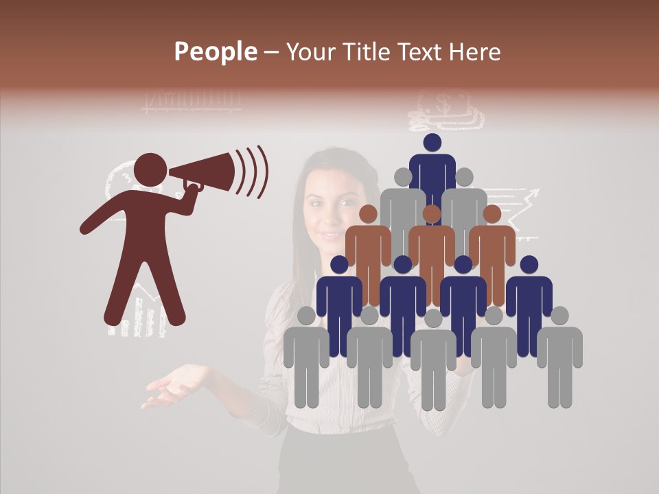 Game Woman Caucasian PowerPoint Template