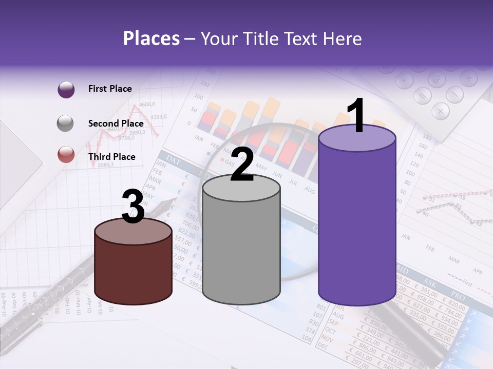 Pen Holding Person PowerPoint Template