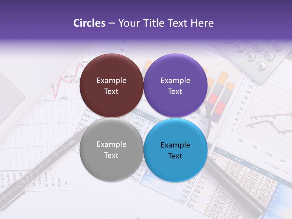 Pen Holding Person PowerPoint Template