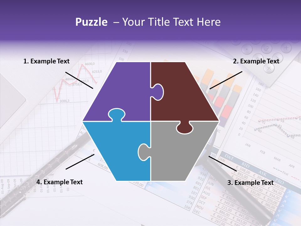 Pen Holding Person PowerPoint Template