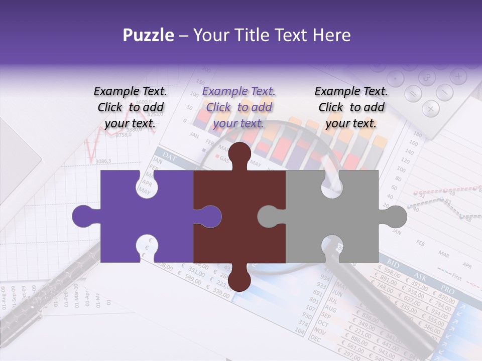 Pen Holding Person PowerPoint Template