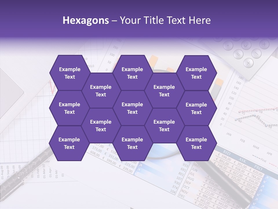 Pen Holding Person PowerPoint Template