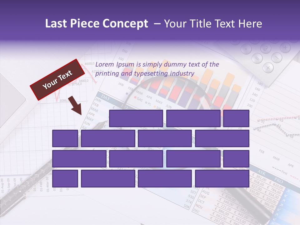 Pen Holding Person PowerPoint Template