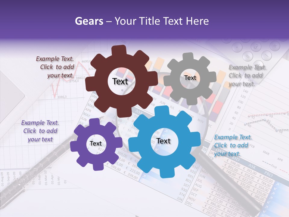 Pen Holding Person PowerPoint Template