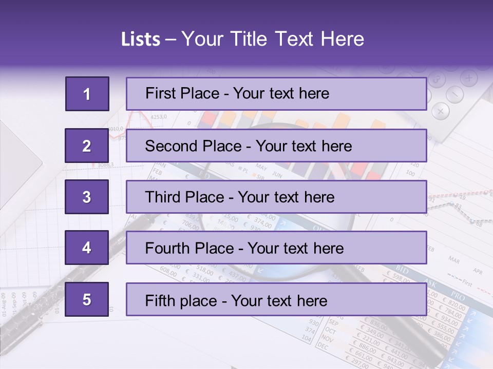 Pen Holding Person PowerPoint Template