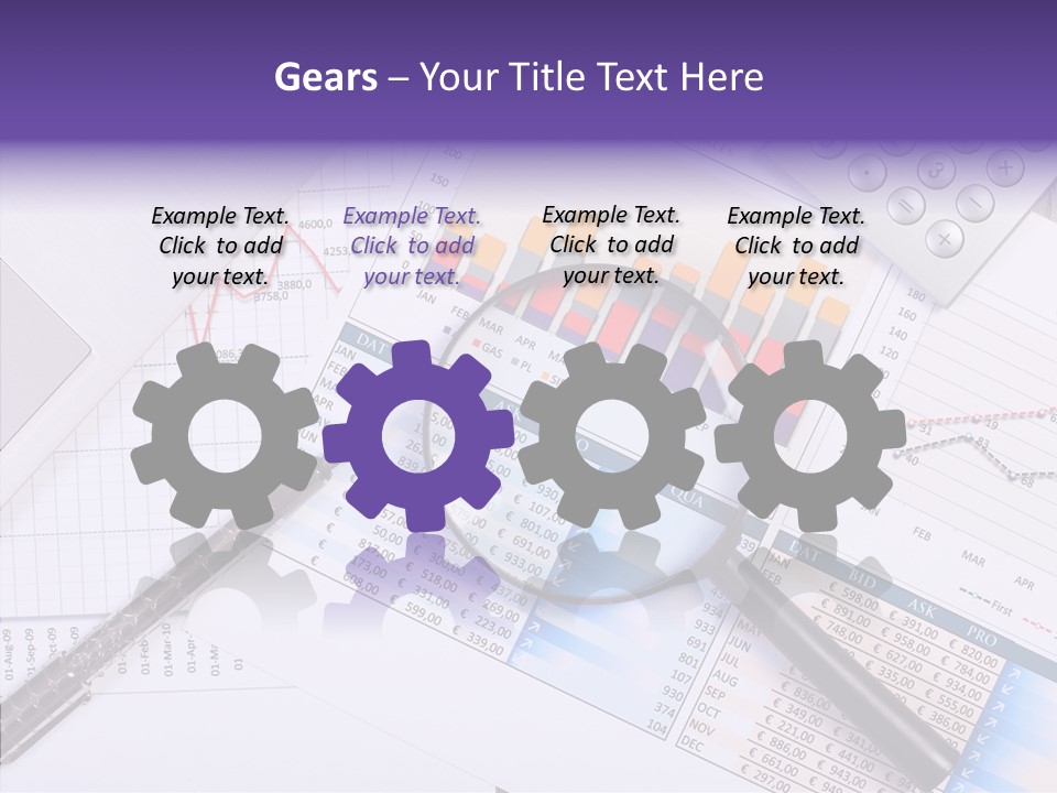 Pen Holding Person PowerPoint Template