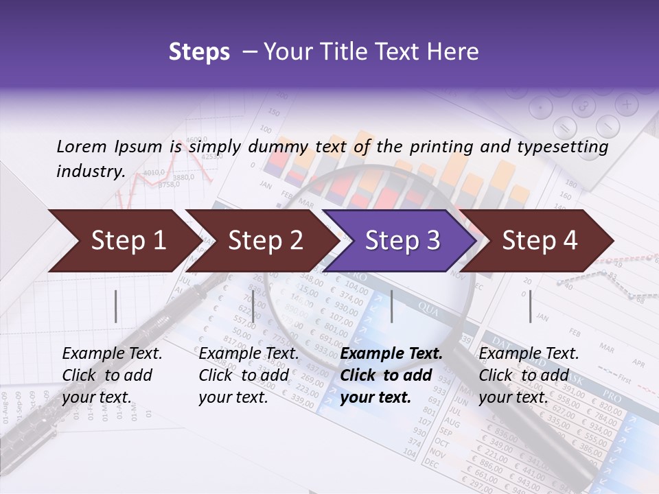 Pen Holding Person PowerPoint Template