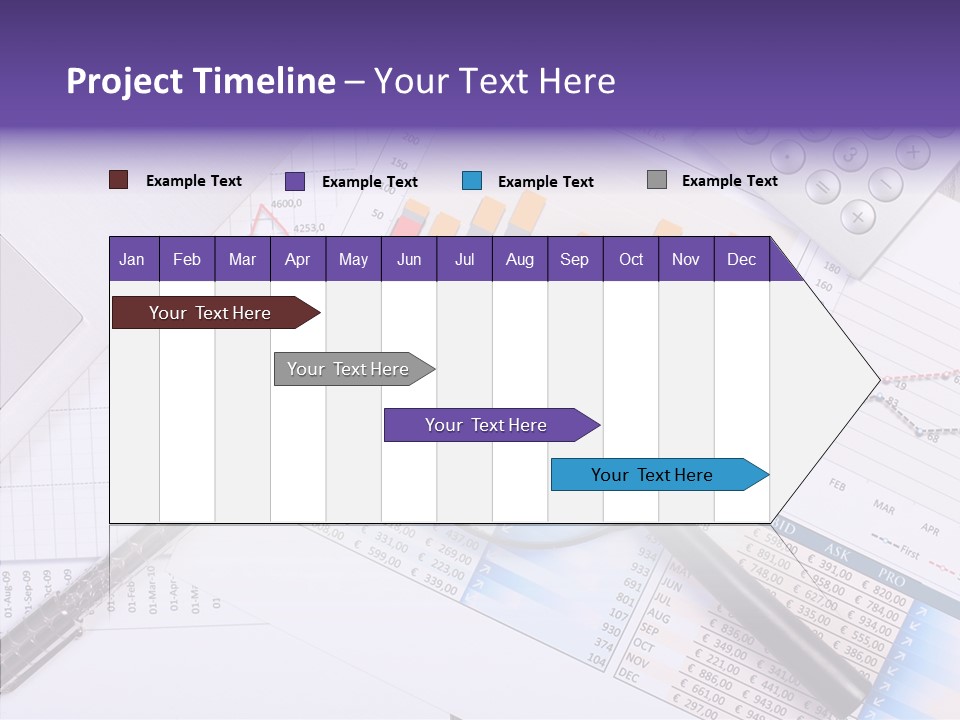 Pen Holding Person PowerPoint Template