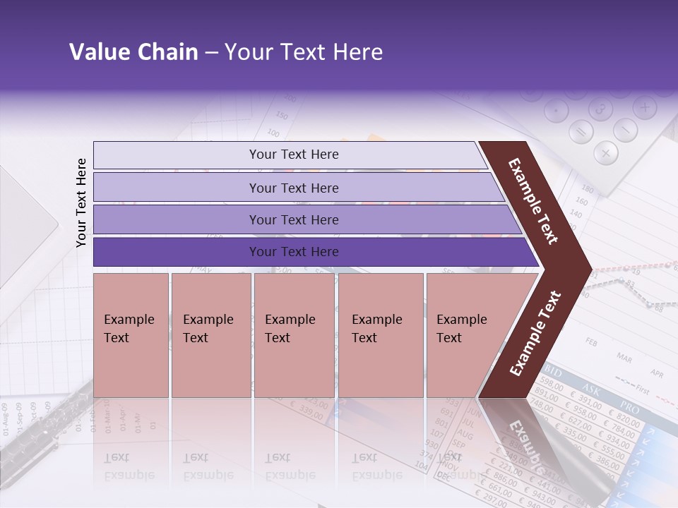 Pen Holding Person PowerPoint Template