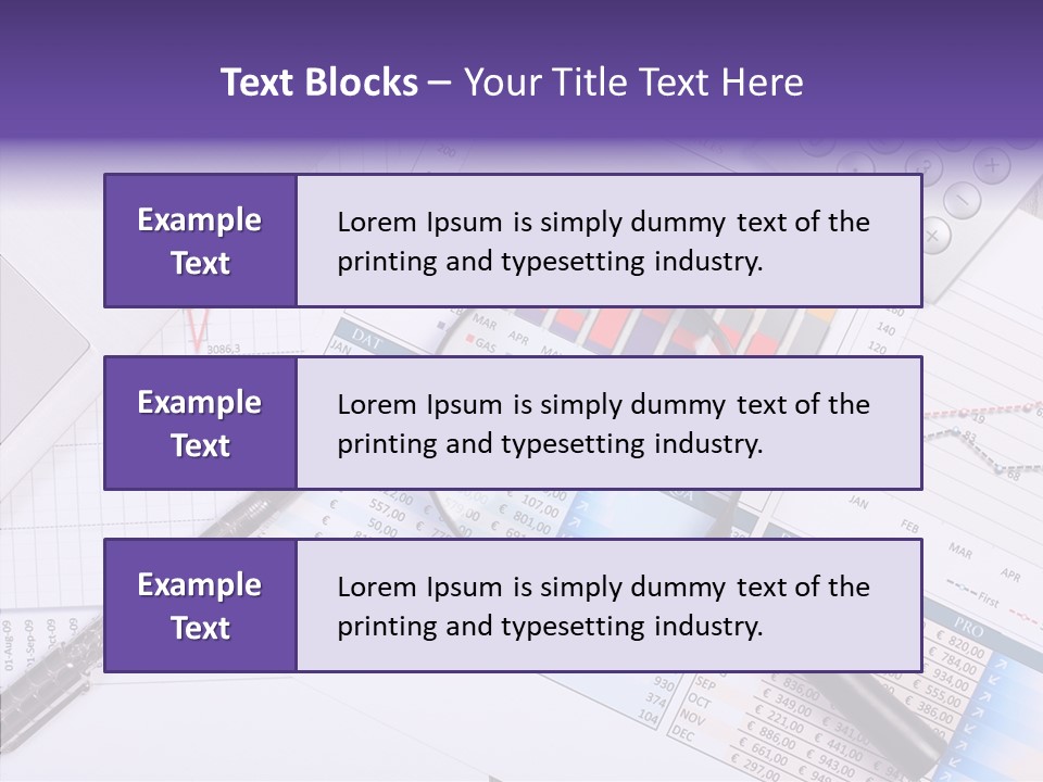 Pen Holding Person PowerPoint Template