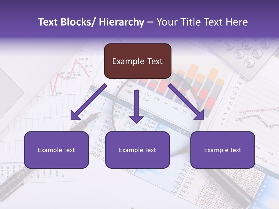 Pen Holding Person PowerPoint Template